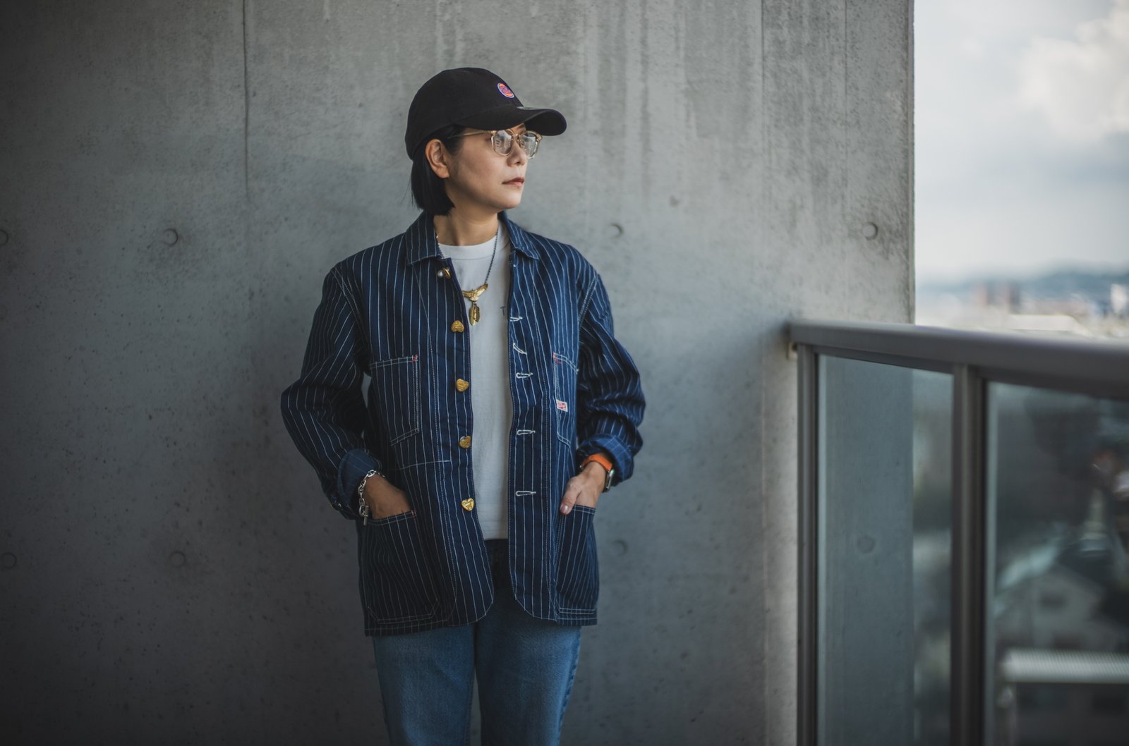 Cathartt Chore Coat Woven Stripe | TCB jeans