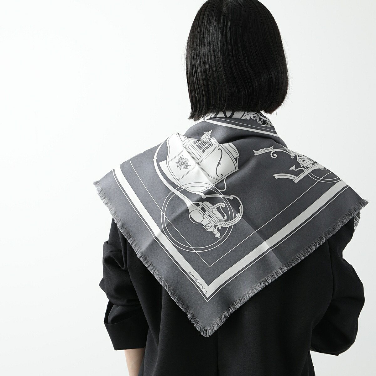 楽天市場】HERMES エルメス スカーフ CARRE カレH 80×80 エクス