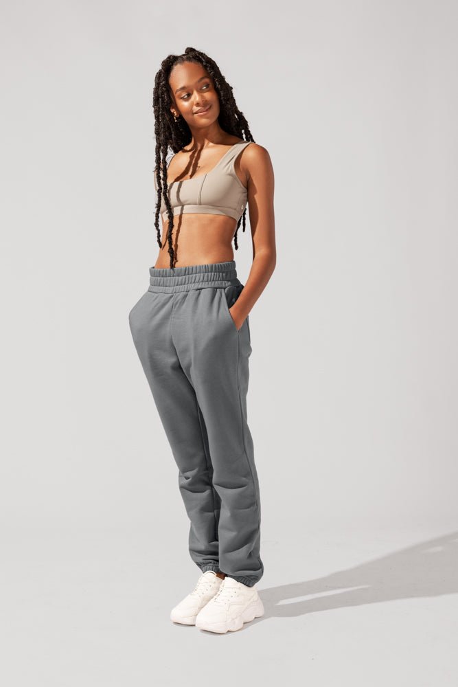 Cloud Rollover Sweatpant - Smoke – POPFLEX®