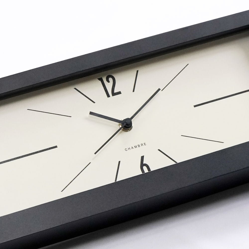CHAMBRE LINEAR CLOCK CH-078BK シャンブル 時計 壁掛け時計 置き時計