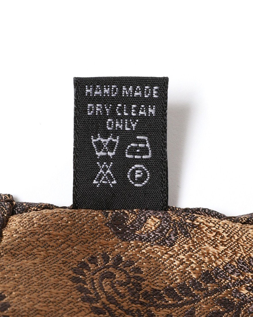 ブラウン ペイズリー タイ【Sette Pieghe】｜atto vannucci（アット