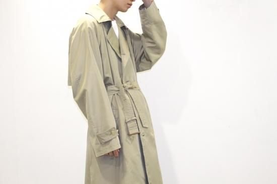 Blanc YM / Silk Grosgrain Trench Coat(GOLD)通販サイト - 京都取扱い