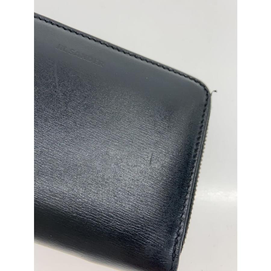 JIL SANDER◇2つ折り財布/レザー/BLK/メンズ// : セカンドストリート