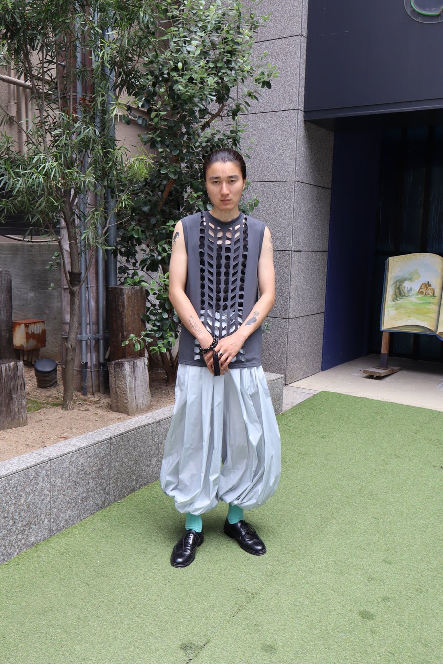 MASU(エムエーエスユー)のNYLON BALLOON PANTS L.GRAYの通販｜PALETTE