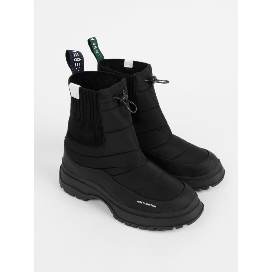 ヌエール nouer VEGE×nouer ハイブリッドスノーブーツ （ブラック