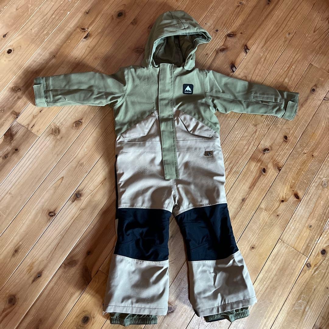 Burton スノーボードウェア　ジャンプスーツ　カーキ　2T BURTON バートン KD SKIMMER スノーボード ウェア ジャケット キッズ
