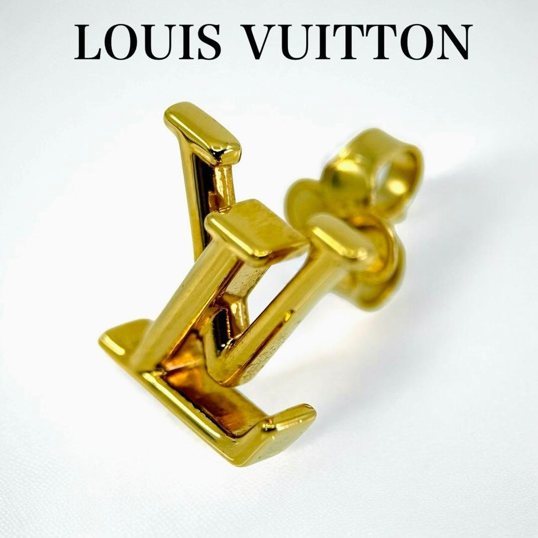 【美品】ヴィトン M00610 ピアス　LV アイコニック 片耳 ルイヴィトン/LOUIS VUITTON ピアス LV アイコニック M00743/M00610
