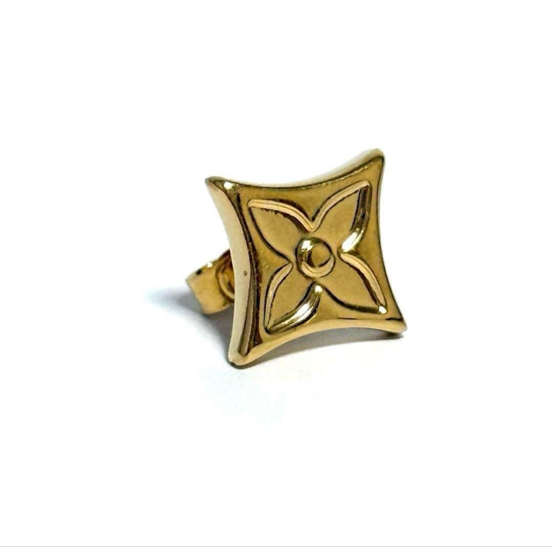 ルイ・ヴィトン ゴールド 片耳用ピアス Louis Vuitton ピアス《 LV ヴォルト ワン》ゴールド DHL 直営店