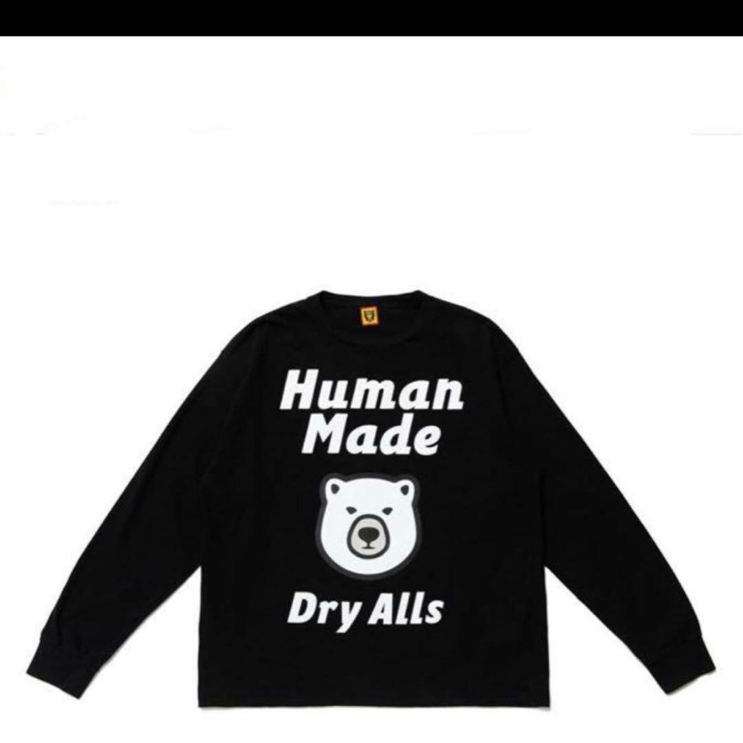 えんHuman Made ブラック クマ　bare 長袖シャツ HUMAN MADE 04 Graphic Long Sleeve T-Shirt | Charcoal | SVD