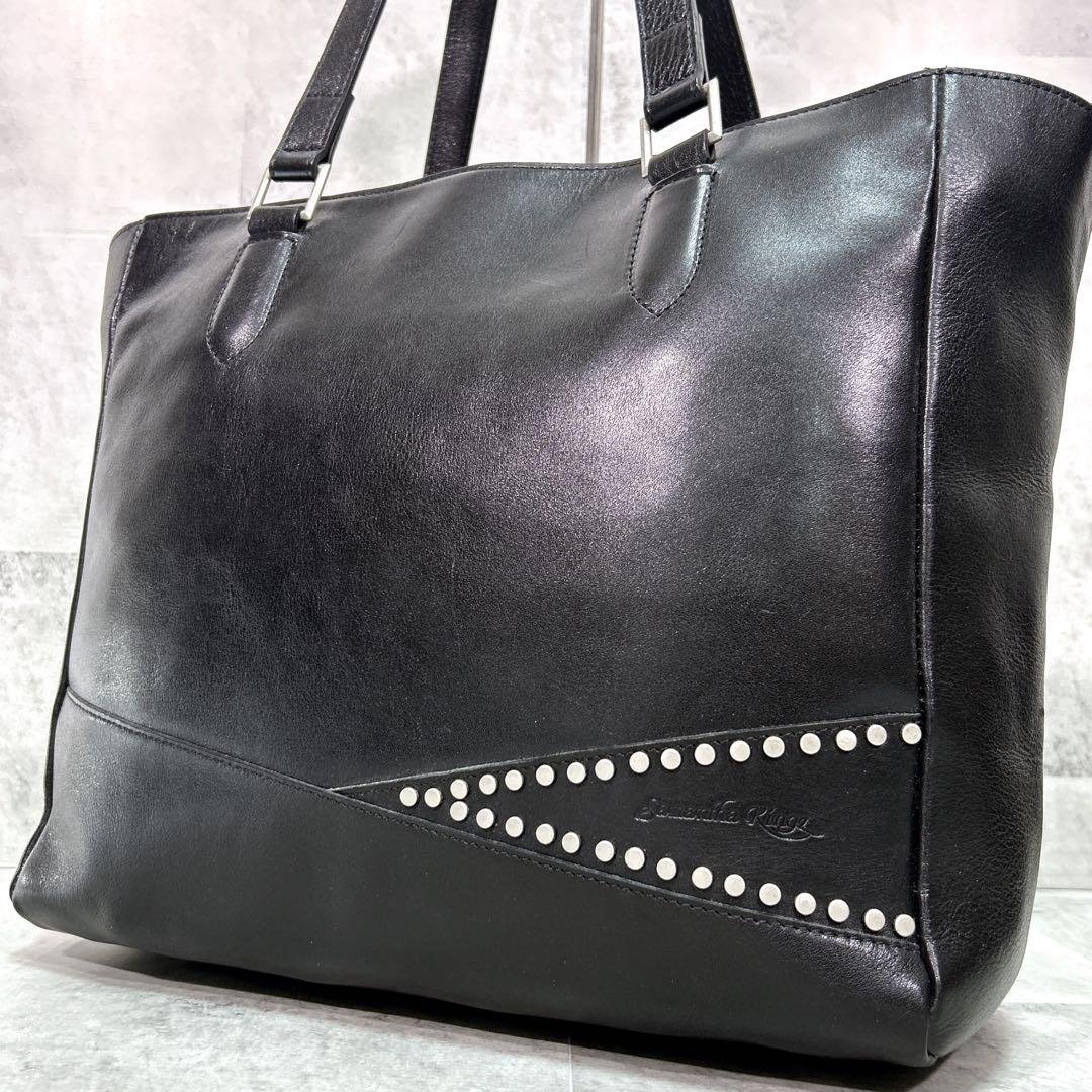 Samantha Kingz トートバッグ 本革 レザー 大容量 スタッズ 黒 SAMANTHA KINGZ（サマンサキングズ） 「KINGZ」 トートバッグ FREE