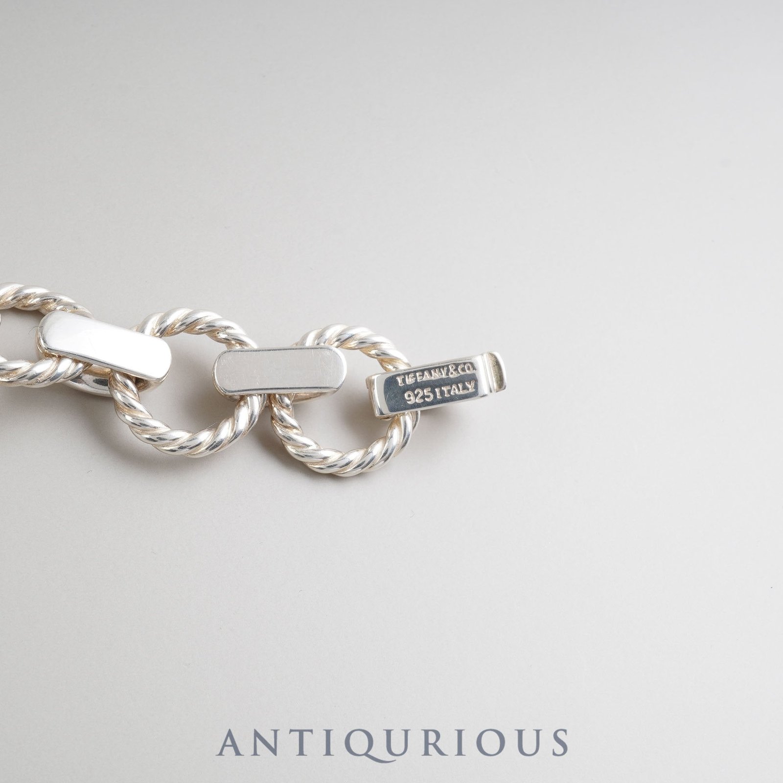 ティファニー ブレスレット ツイスト サークル ヴィンテージ SV925