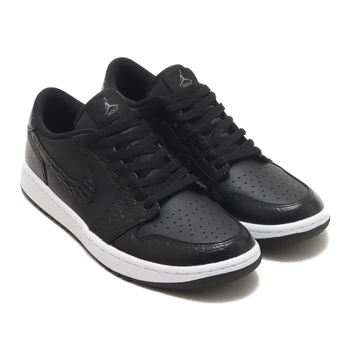 JORDAN BRAND AIR JORDAN 1 LOW G BLACK/BLACK-IRON GREY-WHITE