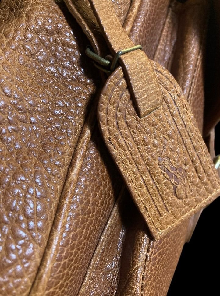 ラルフローレン Polo Ralph Lauren シボ革 2way ビジネスバッグ