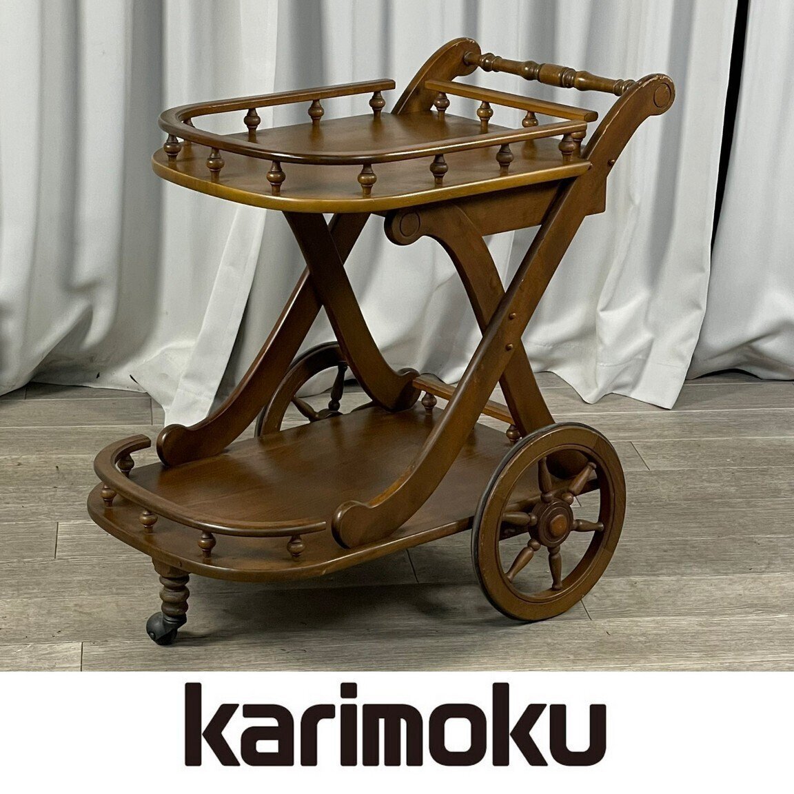 Yahoo!オークション -「カリモク キッチンワゴン」の落札相場・落札価格