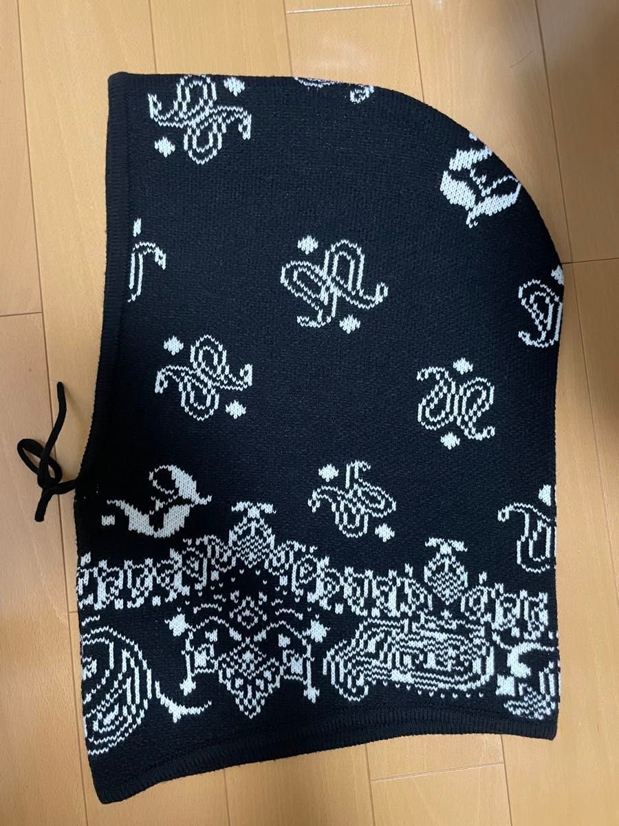JUN NAKAYAMA】PAISLEY KNIT BALACLAVA ジュンナカヤマ バラクラバ
