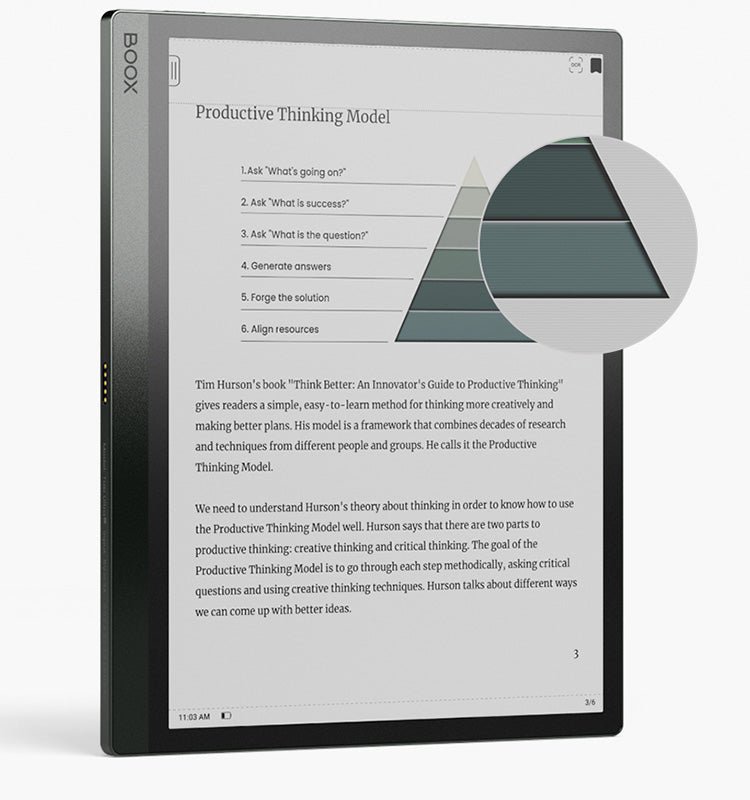 BOOX Tab Ultra C | 10.3'' Color ePaper Tablet PC with Limitless